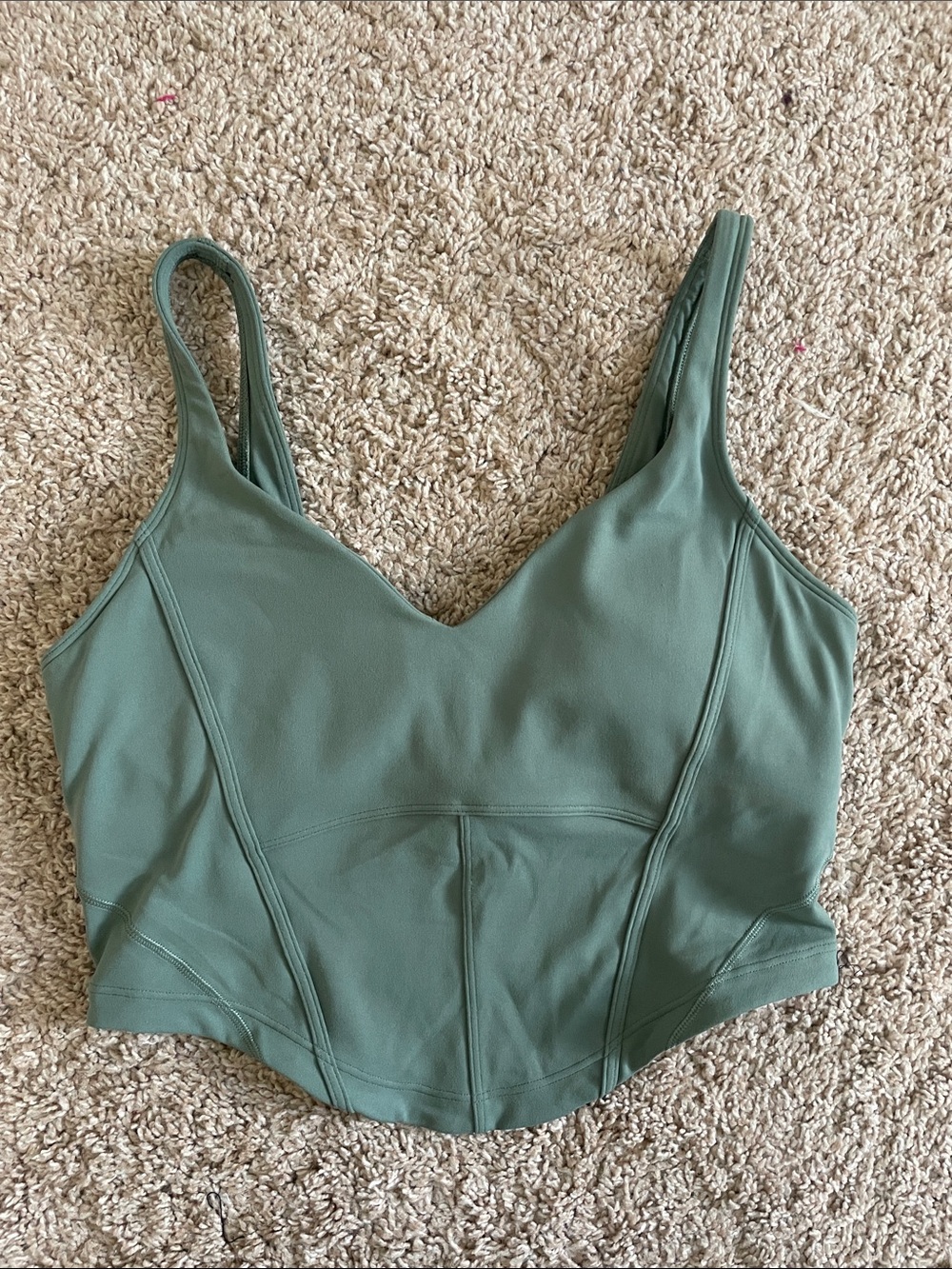 Lululemon corset align tank size 8